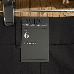 WHBM Black Straight Pants
